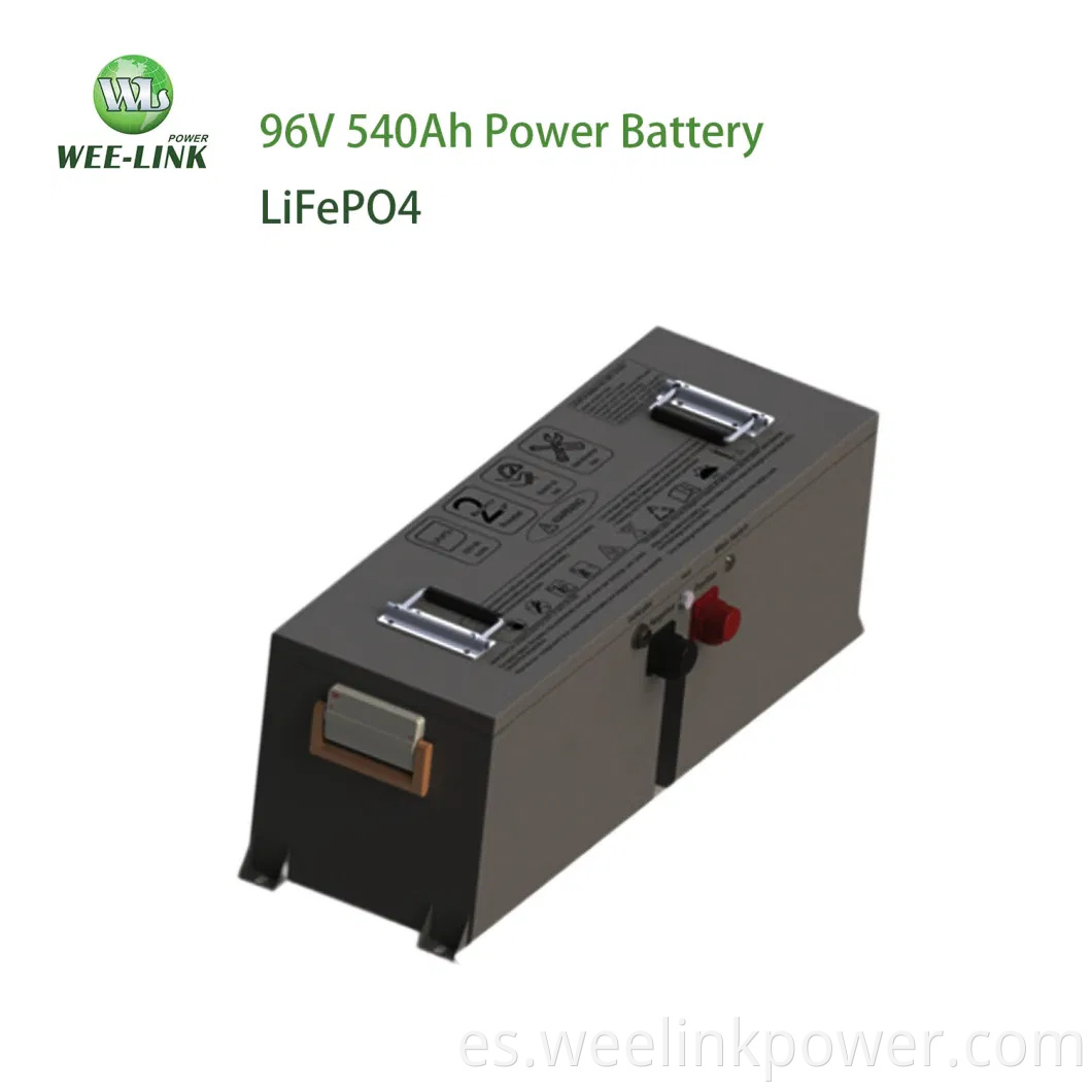 96V 540AH LIFEPO4 Batería Potence Almacenamiento de energía del carrito de golf